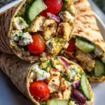 Mediterranean Chicken Wraps