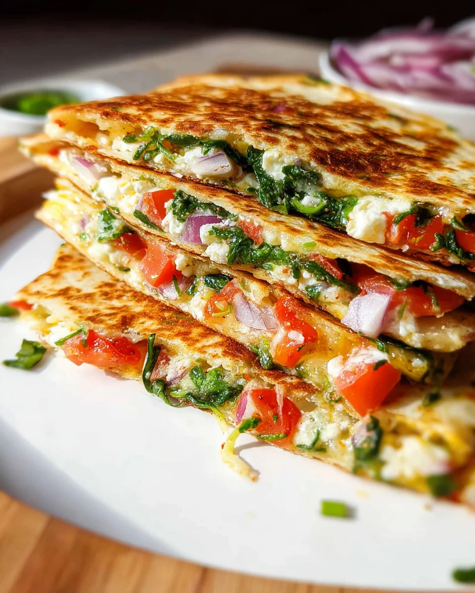 Mediterranean Quesadillas