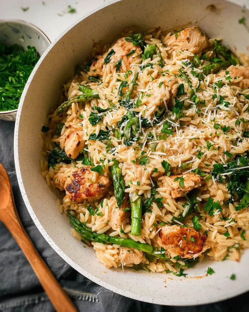 One Pot Chicken Orzo