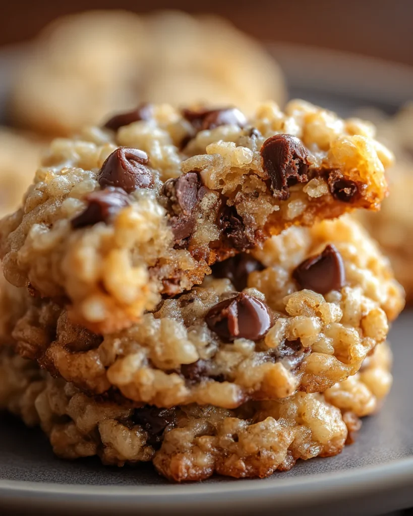 Rice Krispie Chocolate Chip Cookies