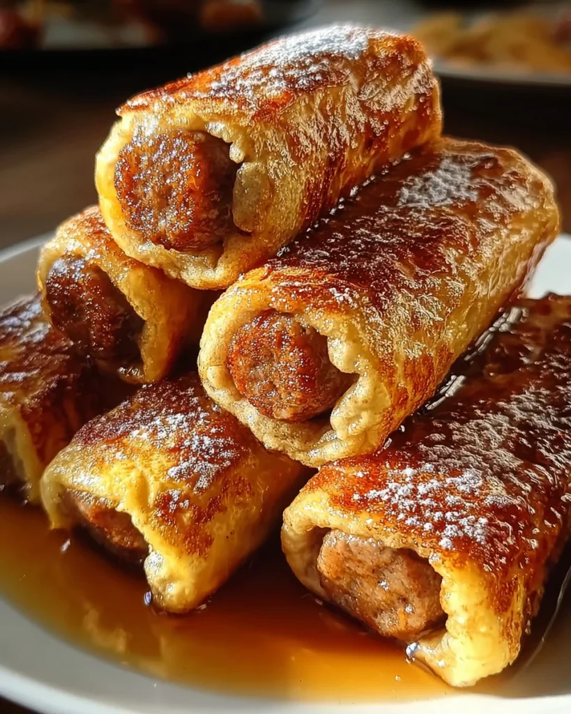 Sausage French Toast Roll-Ups Recipe