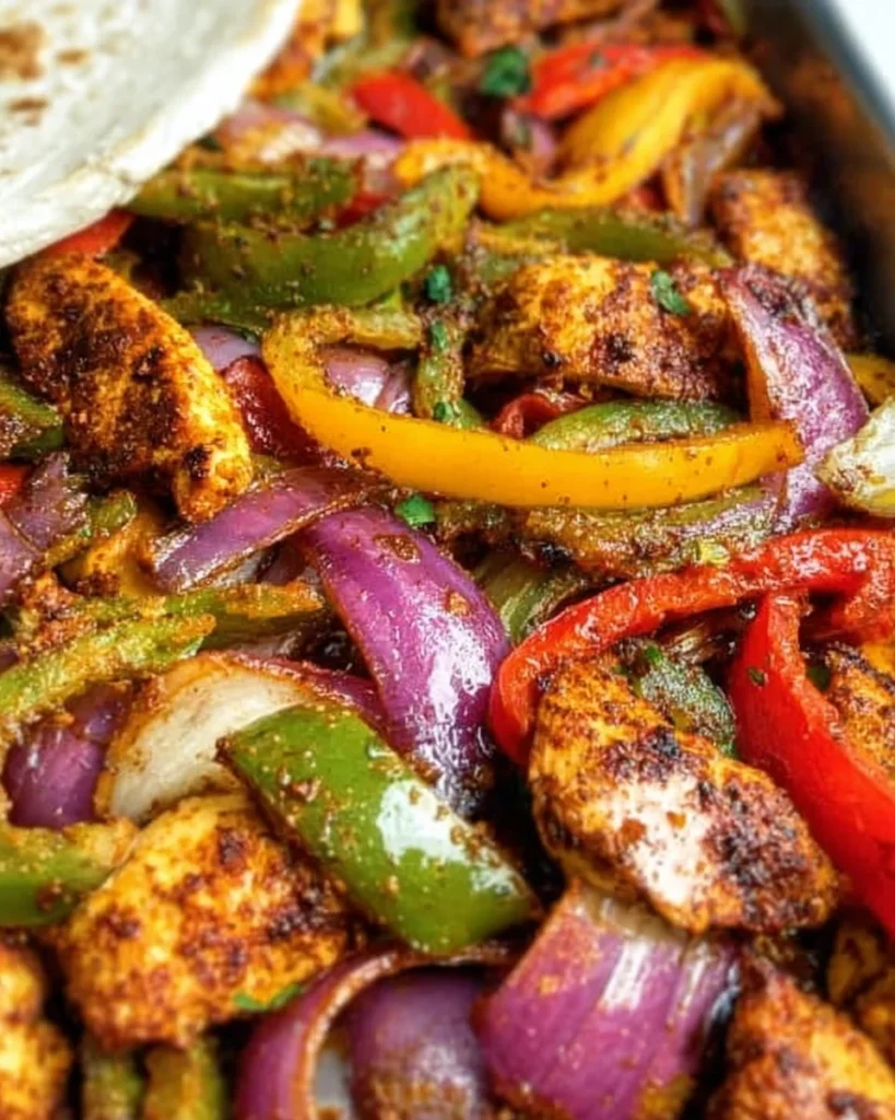 Sheet Pan Chicken Fajitas