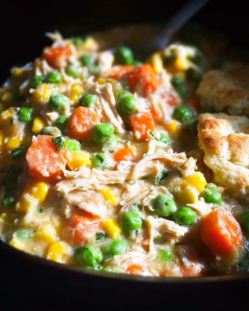 Slow Cooker Chicken Pot Pie