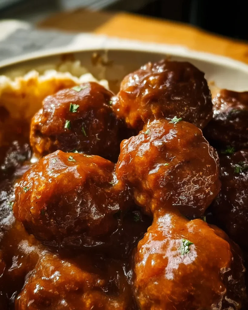 Slow Cooker Salisbury Steak Meatballs: Family-Friendly Comfort