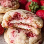 Strawberry Cheesecake Cookies