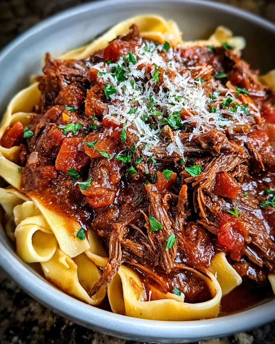Sunday Slow Cooker Beef Ragu Recipe
