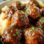 Tasty Slow Cooker Salisbury Steak Meatballs Recipe