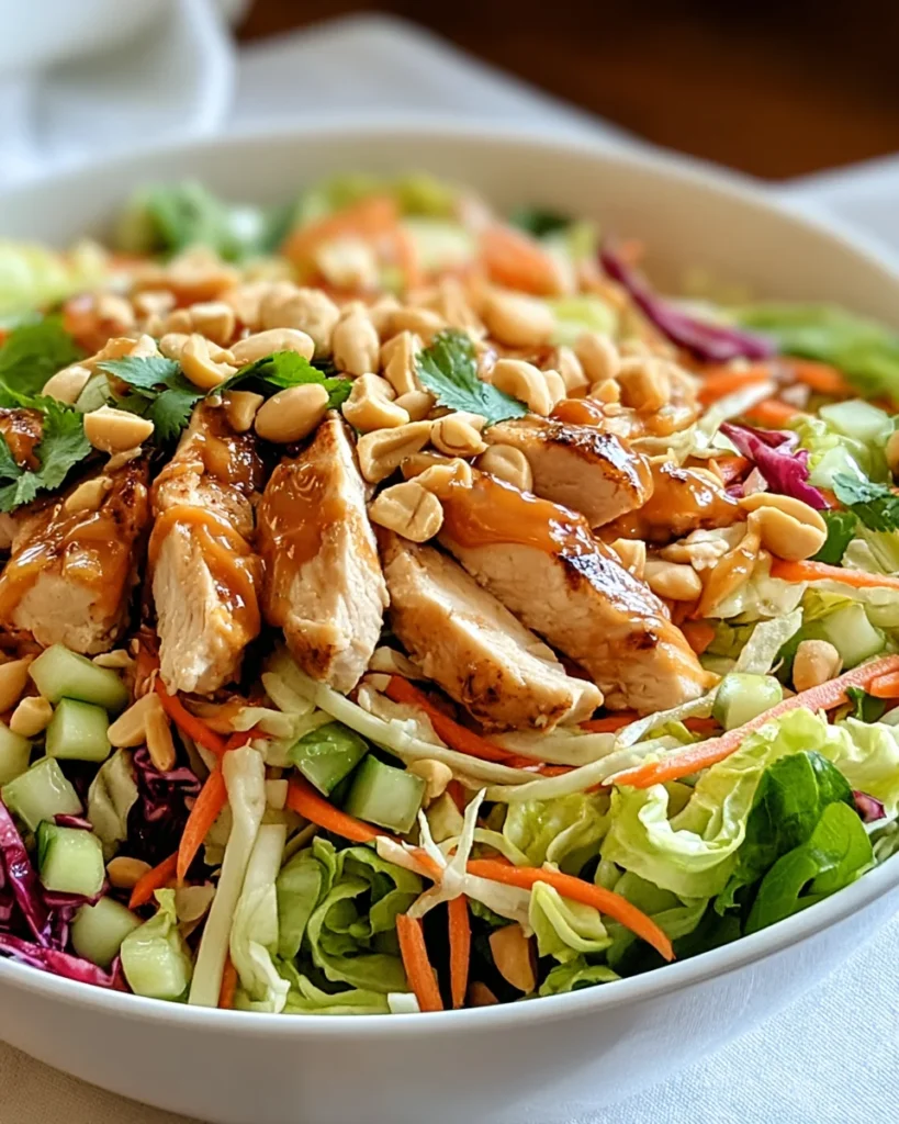 Thai Peanut Chicken Salad
