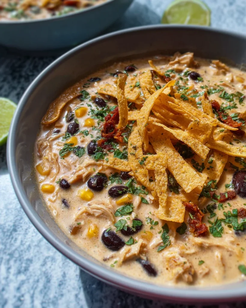 White Chicken Chili Recipe with Cream Cheese