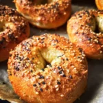 Air Fryer Protein Bagels