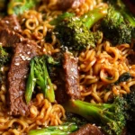Beef and Broccoli Ramen Stir Fry