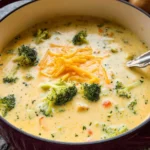 Cheddar Broccoli Potato Soup