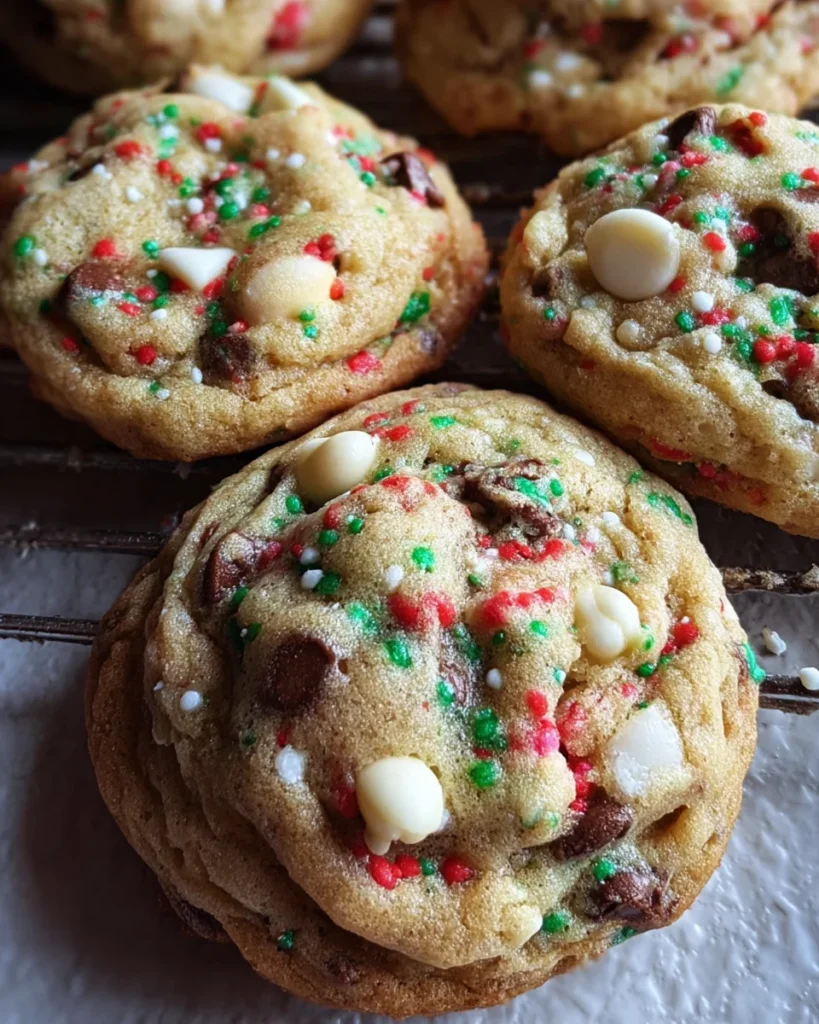 Christmas Chocolate Chip Cookies