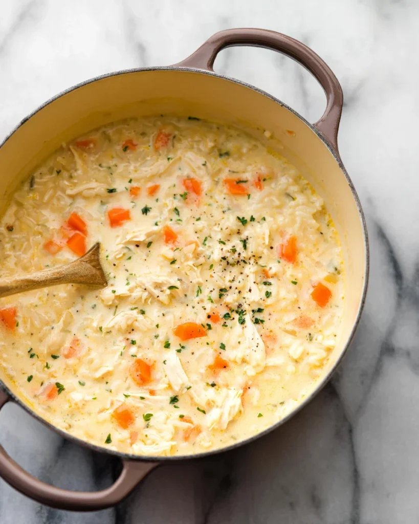 Creamy Chicken and Rice Soup