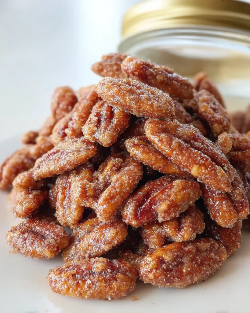 Easy Cinnamon Sugar Pecans