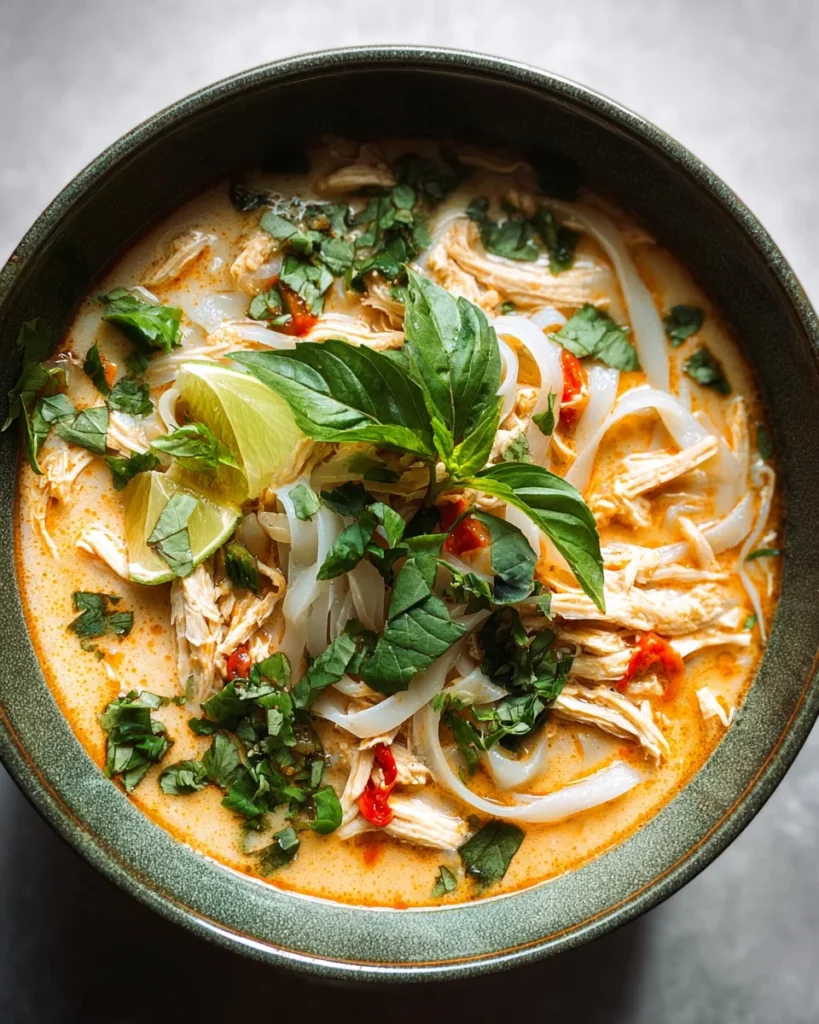 Easy Thai Chicken Curry Soup