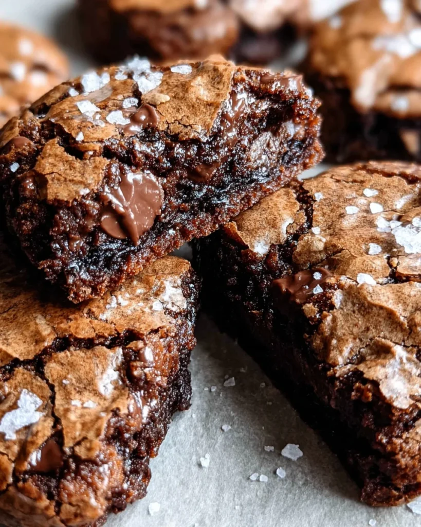Fudgy Chewy Browkies (Brookies)