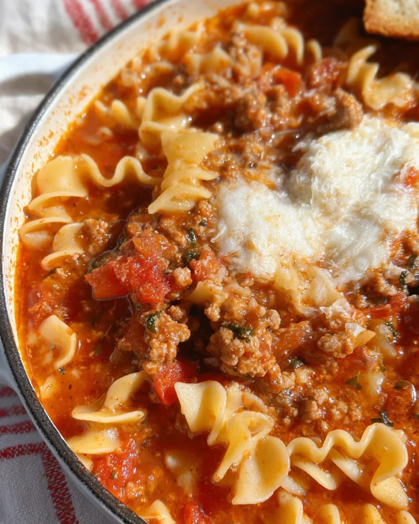 Hearty Lasagna Soup