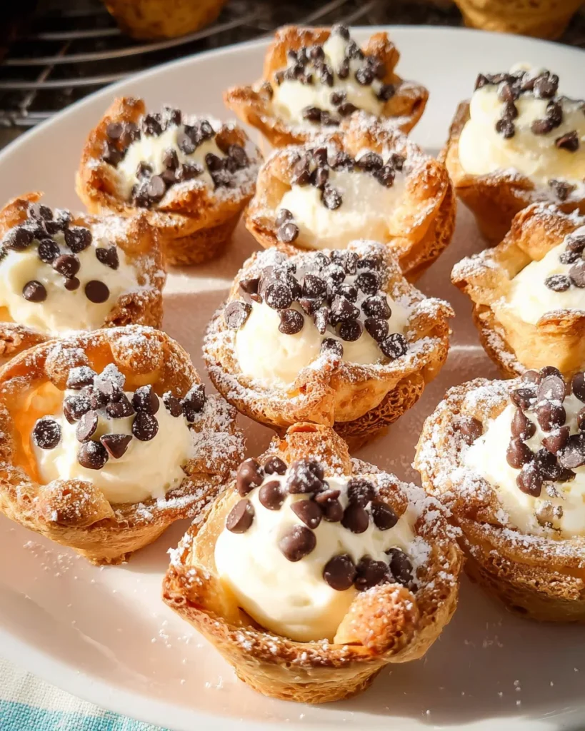 Mini Cannoli Cups
