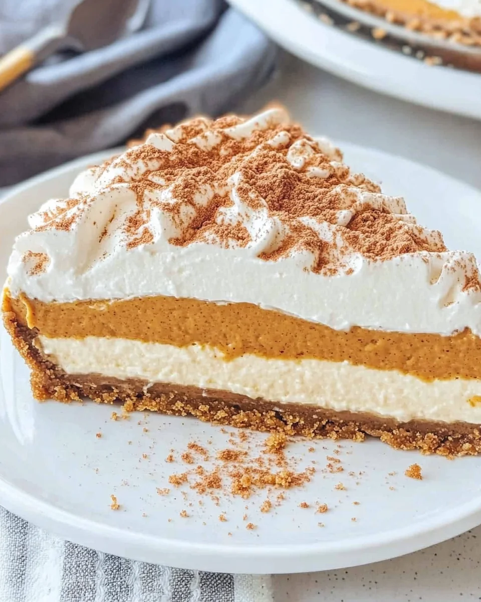 No Bake Pumpkin Pie Cheesecake