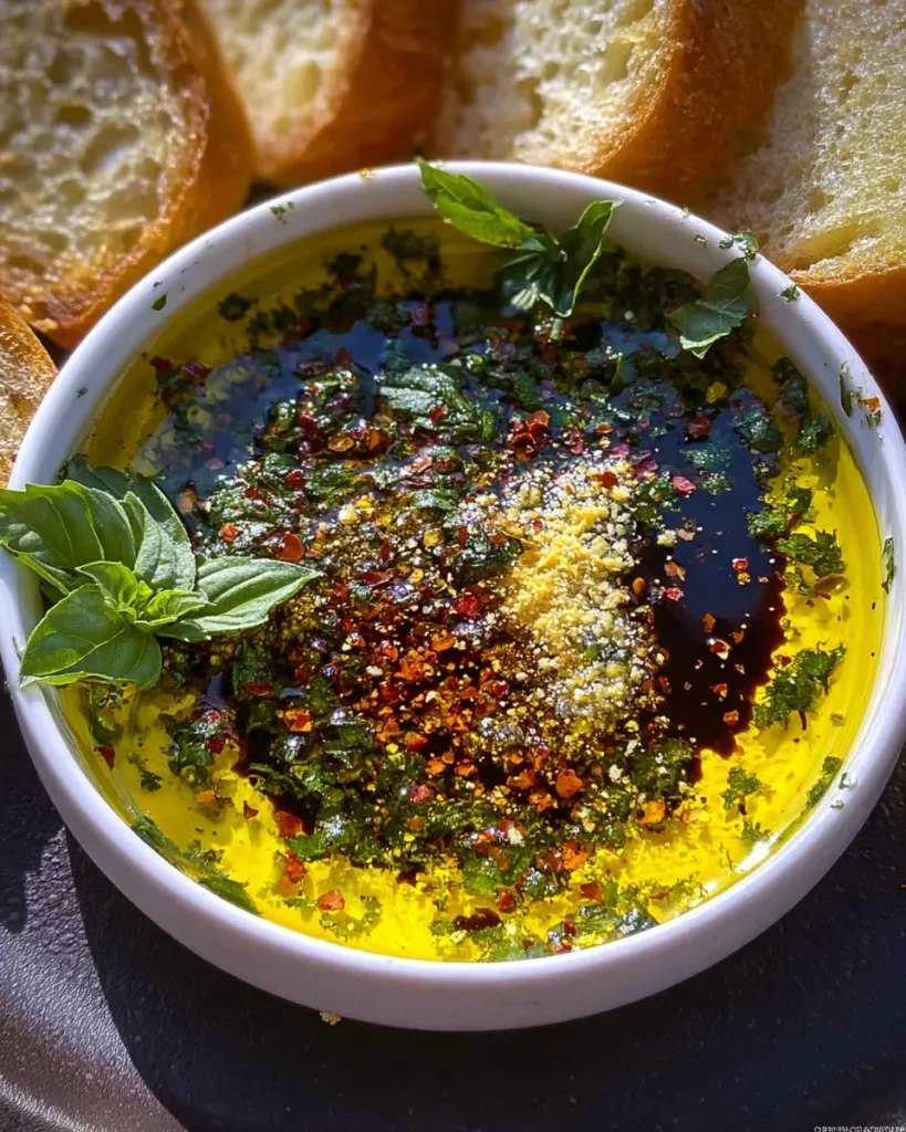 Olive Oil Bread Dip | Bread dipping oil