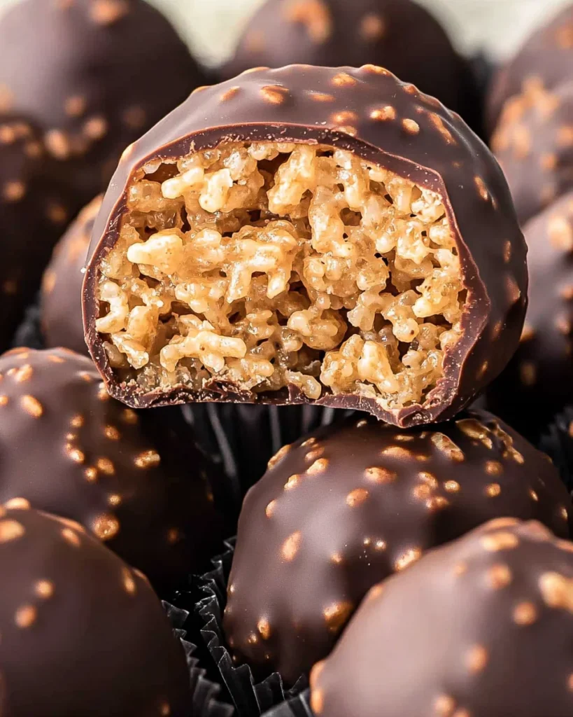 Peanut Butter Balls with Rice Krispies