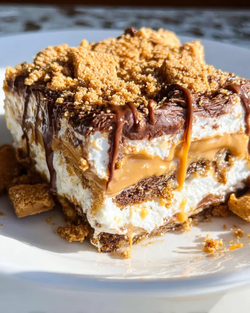 Peanut Butter Crunch Lasagna