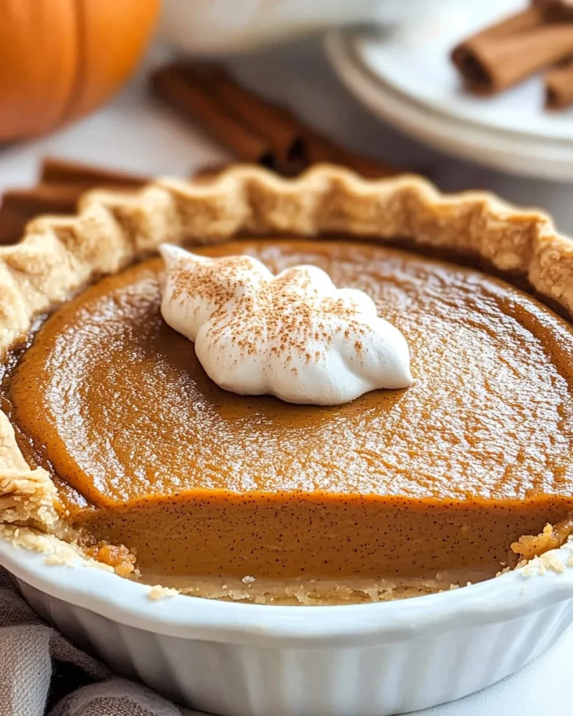 Pumpkin Pie Recipe