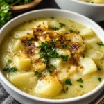 Roasted Garlic Potato Soup
