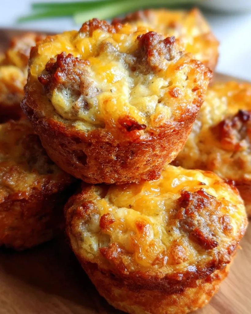Sausage Breakfast Muffins (4-ingredients)