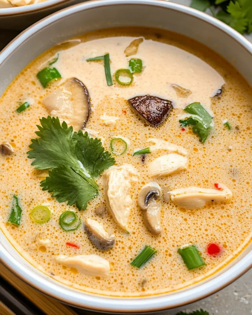 Slow Cooker Tom Kha Soup Recipe