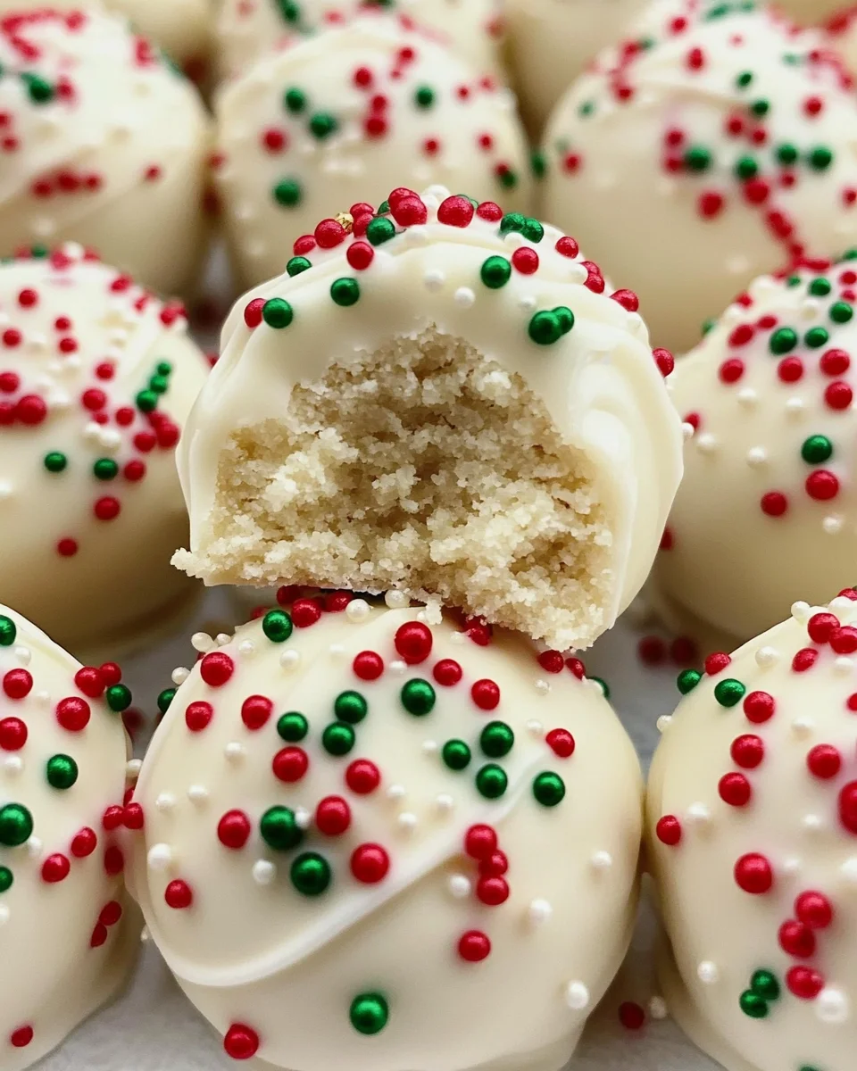 Sugar Cookie Truffles