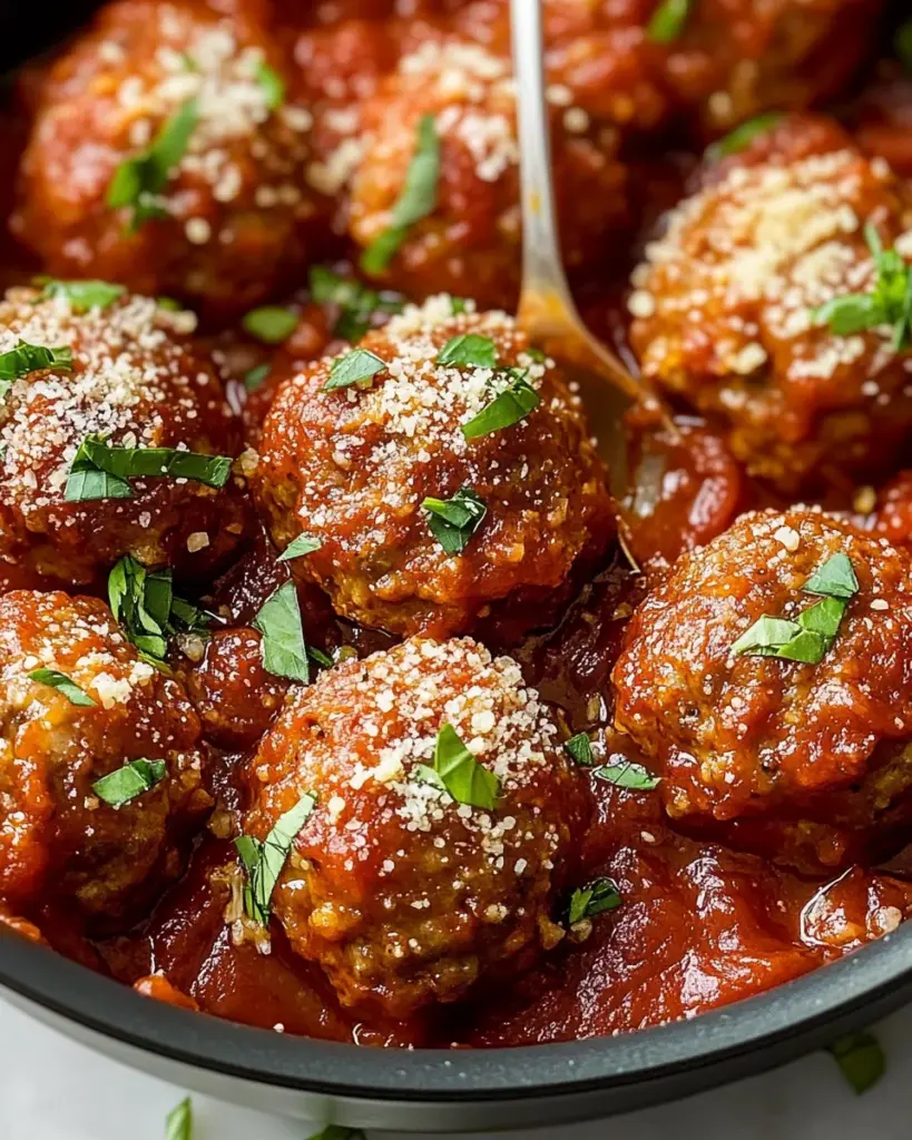 Baked Italian Meatballs
