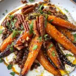 Balsamic Carrots With Orange Tahini Yogurt