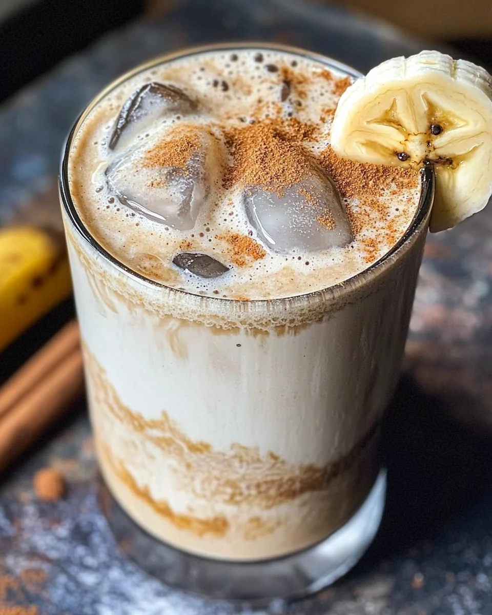 Banana Cream Iced Latte