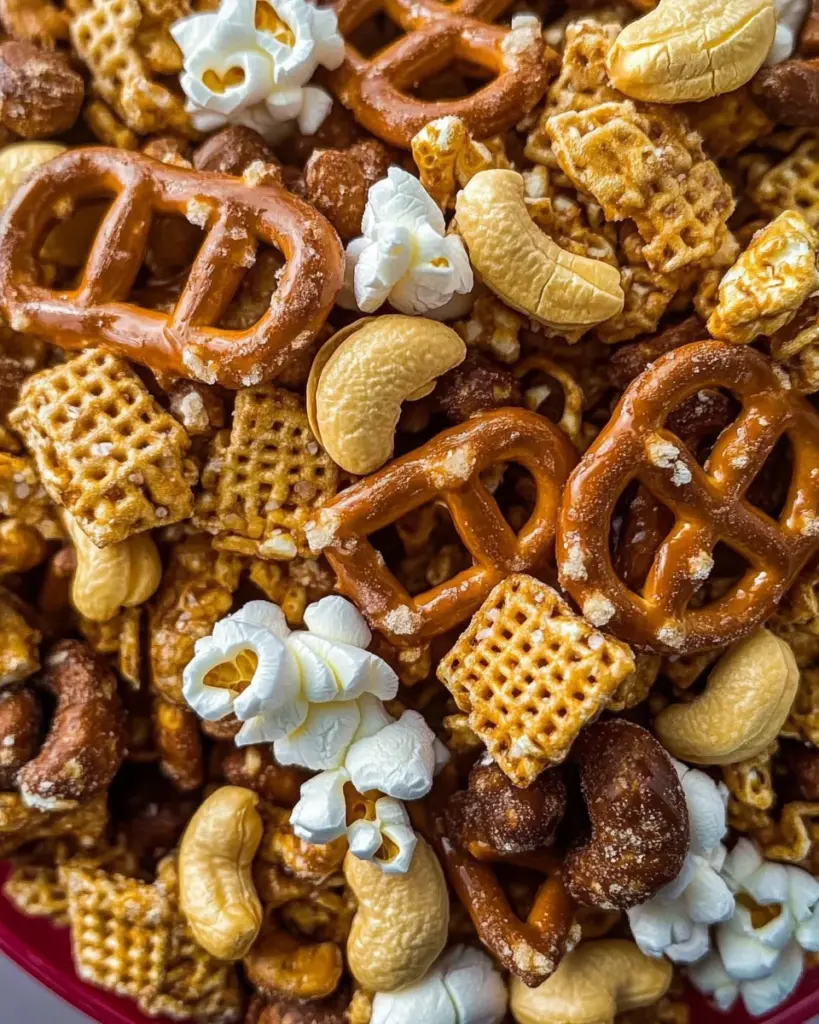 Caramel Honeycomb Snack Mix