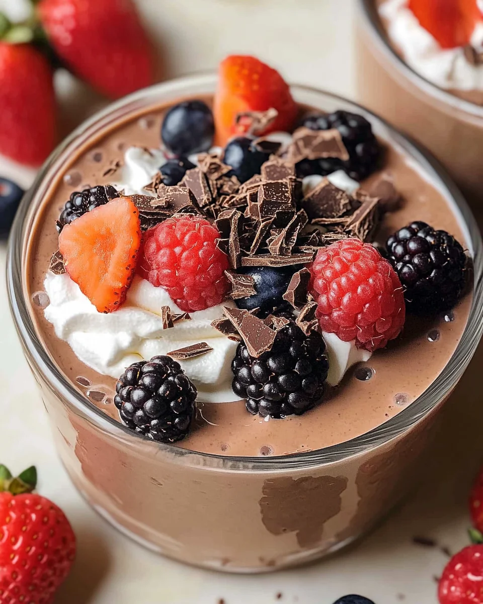 Chocolate Protein Pudding Recipe