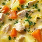 Comforting Chicken Soup with Potatoes
