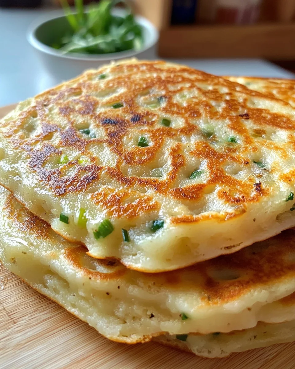 Crispy Flaky Scallion Pancakes from Scratch