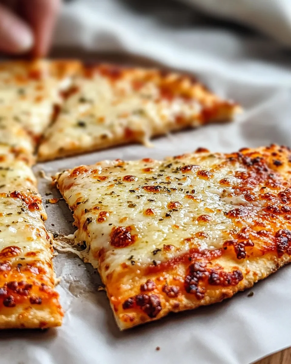 Flourless Cottage Cheese Pizza Crust