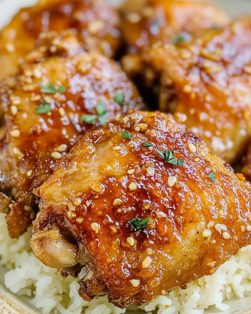 Honey Garlic Crispy Chicken