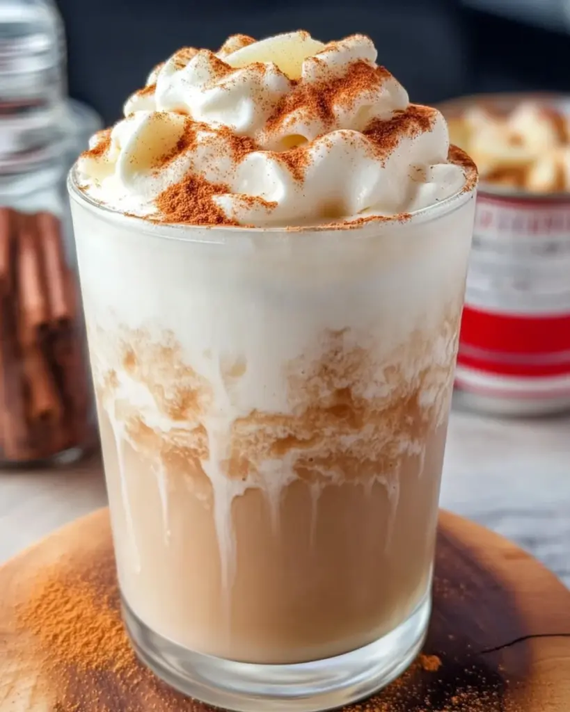 Iced Apple Crisp Cream Chai (Starbucks Copycat)