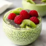 Matcha Chia Pudding (34g Protein & 317 Calories)