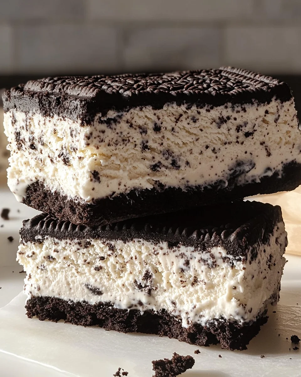 Oreo Ice Cream Sandwiches