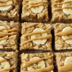 Simple 3-Ingredient Peanut Butter Banana Oatmeal Bars