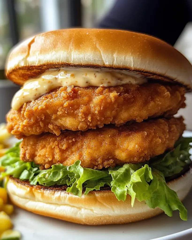 Spicy Double McChicken (Better Than McDonald's!)