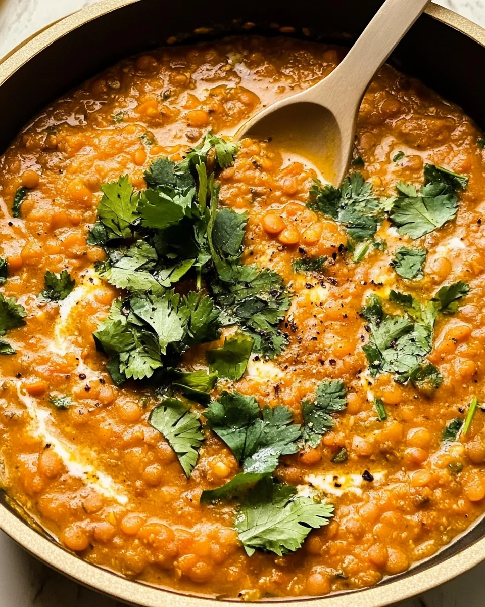 Spicy Red Lentil Curry