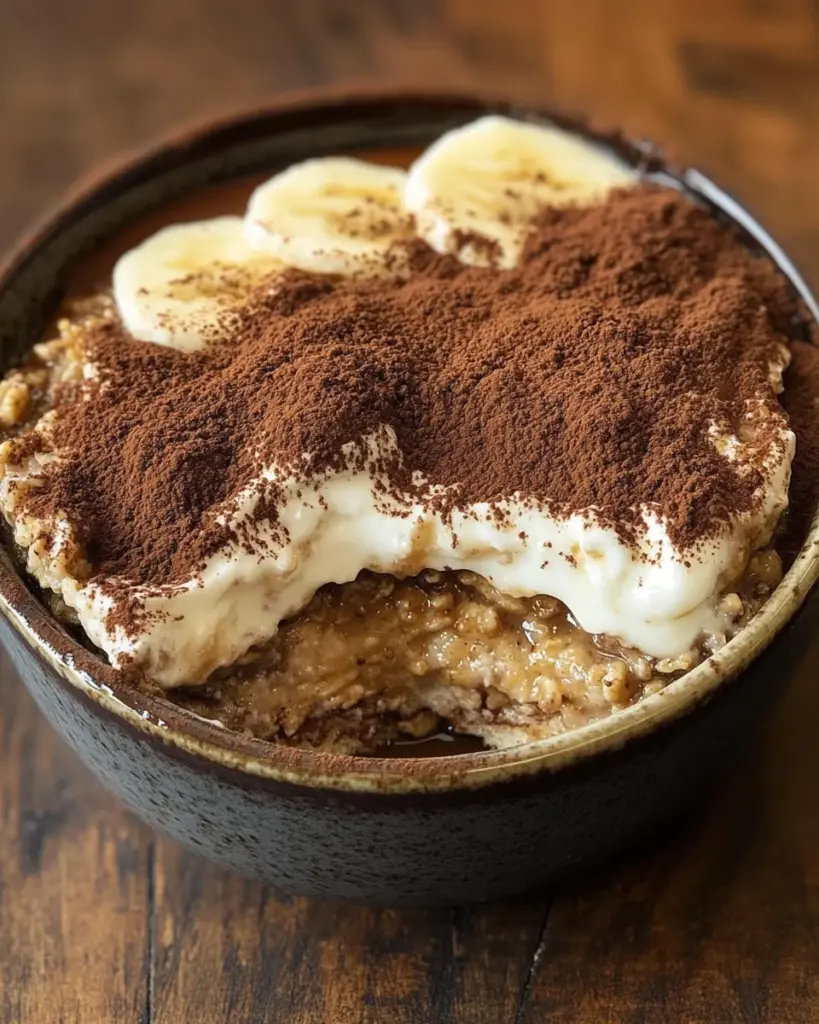 Tiramisu Baked Oats