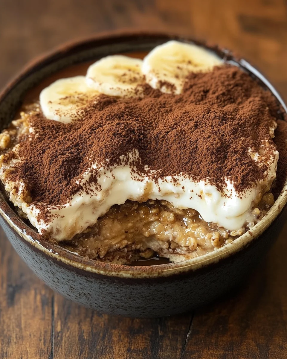 Tiramisu Baked Oats