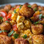 Vegan Tater Tot Breakfast Casserole